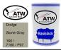 Preview: Dodge, Stone Gray, 160 / 7160 / P07: 500ml Lackdose, von ATW Autoteile West.